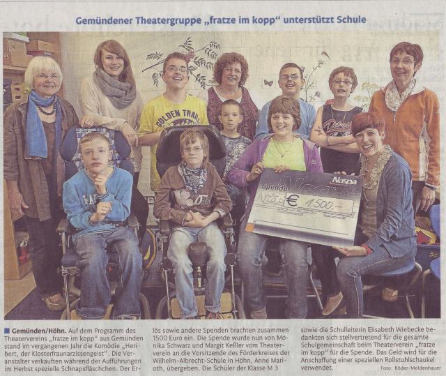 Bericht aus der Rhein Zeitung - 20.06.2012